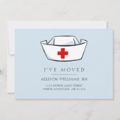 Aankondiging voor blauwe verplaatsing van zuster P (Voorkant)