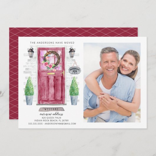 Aankondiging voor foto-verplaatsing vooraan (Voorkant / Achterkant)