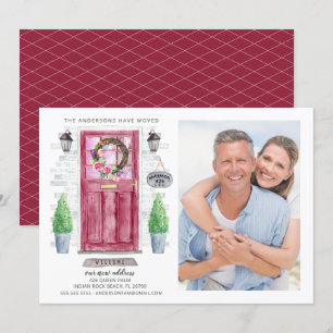 Aankondiging voor foto-verplaatsing vooraan