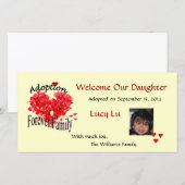 Aankondiging voor het aannemen van foto's van Fore (Voorkant / Achterkant)