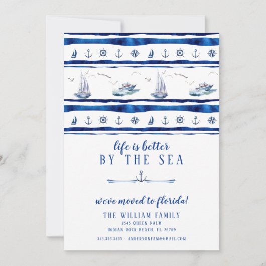 Aankondiging voor het verplaatsen van schepen (Voorkant)