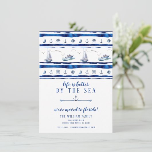 Aankondiging voor het verplaatsen van schepen (Staand voorkant)