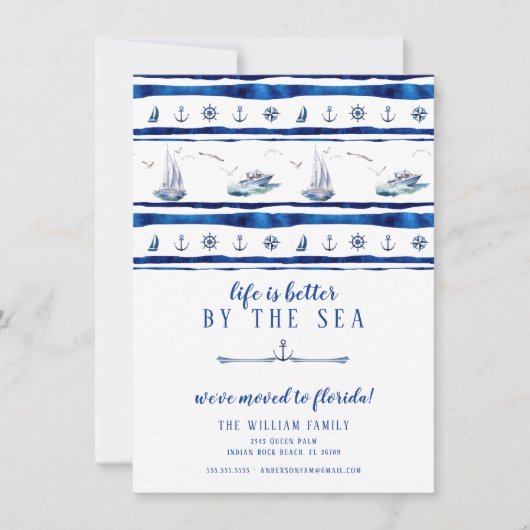 Aankondiging voor het verplaatsen van schepen (Voorkant)