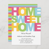 Aankondiging voor Home-verplaatsing thuis (Voorkant / Achterkant)