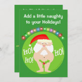 Aankondiging voor kerstfeestdagen op basis van Aan (Voorkant / Achterkant)