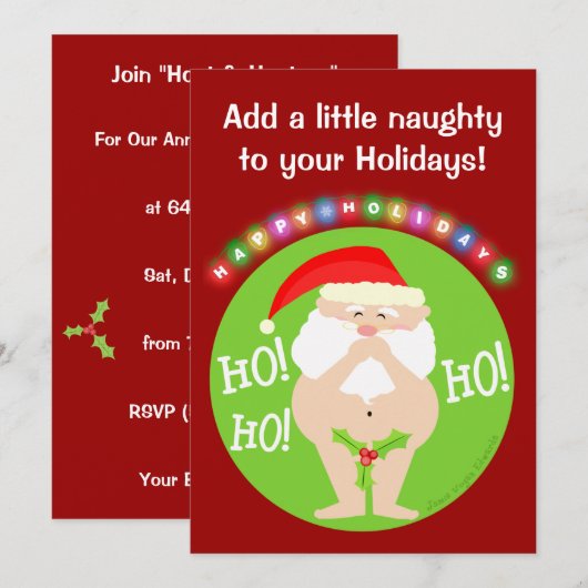 Aankondiging voor kerstfeestdagen op basis van Aan (Voorkant / Achterkant)