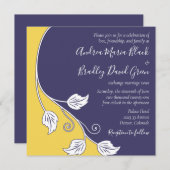 Aankondiging voor marineslag en geel huwelijk (Voorkant / Achterkant)