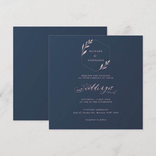 Aankondiging voor marineslag en roze olievlek (Voorkant / Achterkant)