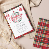 Aankondiging voor moderne kerstfeestdagen in de Ka