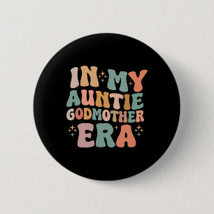 Aankondiging voor Moeder in Mijn Tante Peetmoeder  Ronde Button 5,7 Cm