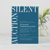 Aankondiging voor ongevraagde grote tekstveilingen (Staand voorkant)