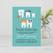 Aankondiging voor opening Kantoor familie tandheel (Staand voorkant)