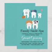 Aankondiging voor opening Kantoor familie tandheel (Voorkant / Achterkant)