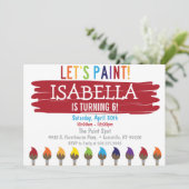 Aankondiging voor primaire kleurschilderende verja (Staand voorkant)