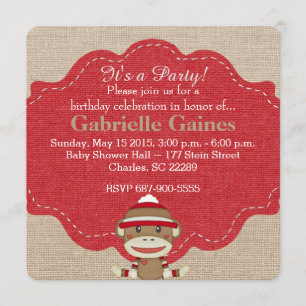 Aankondiging voor speciale uitnodiging voor een ma