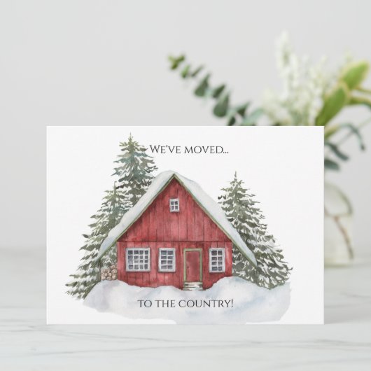 Aankondiging voor thuisverplaatsing land (Staand voorkant)