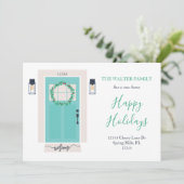 Aankondiging voor verplaatsing vooraan Blauwgroen (Staand voorkant)