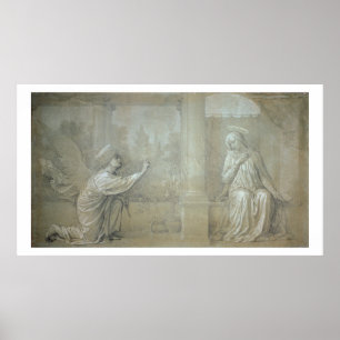 Aankondiging, voorbereidende cartoon voor het Kaap Poster