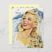 Aankondiging  Vrijgezellenfeest (Voorkant / Achterkant)