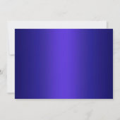 Aankondiging Vrijgezellenfeest Blue Peacock (Achterkant)