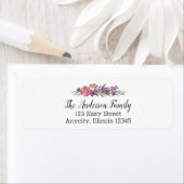 Aankondiging waterverf Floral Moving Etiket (Insitu)