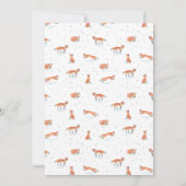 Aankondiging waterverf Fox Birth (Achterkant)