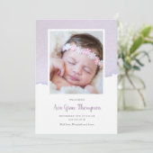 Aankondiging waterverf geboorte (Staand voorkant)