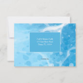 Aankondiging waterverf schildpad (Achterkant)