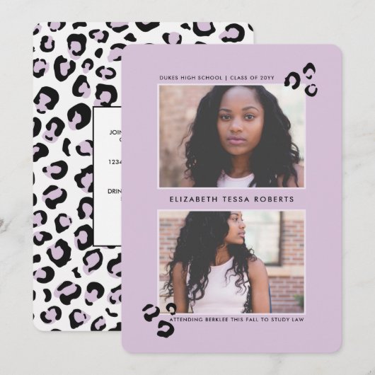 Aankondiging Wild One Afstuderen (Voorkant / Achterkant)