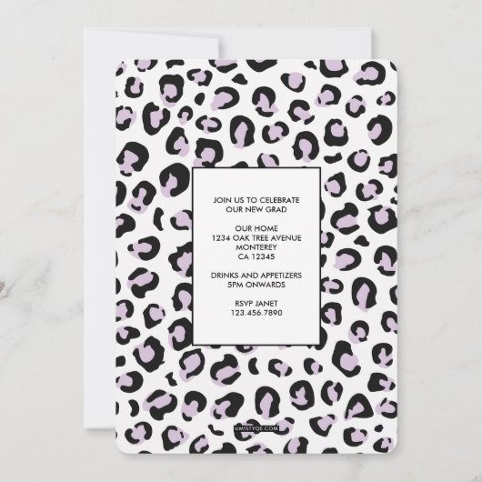 Aankondiging Wild One Afstuderen (Achterkant)