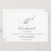 Aankondiging winterGreenery Elopement (Voorkant / Achterkant)