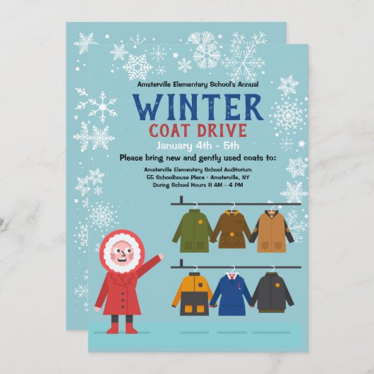 Aankondiging winterlade (Voorkant / Achterkant)