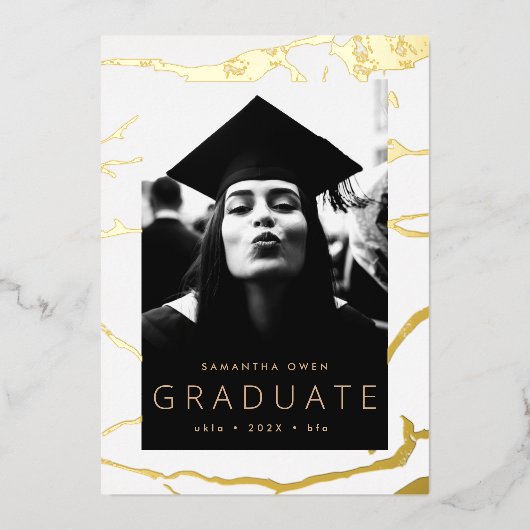 Aankondiging witachtige gouden marmer van het Afst (Voorkant)