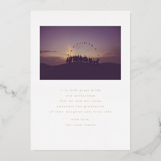 Aankondiging witachtige gouden marmer van het Afst (Achterkant)