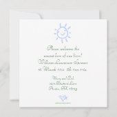 Aankondiging zaadvogel (Achterkant)