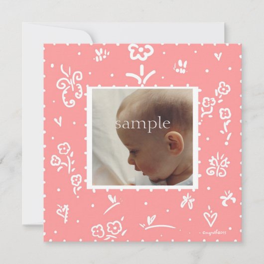 Aankondiging zalmfluitbloem (Voorkant)