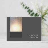 Aankondiging Zen Glow Beauty Wellness-kaartje (Staand voorkant)