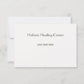 Aankondiging Zen Glow Beauty Wellness-kaartje (Achterkant)