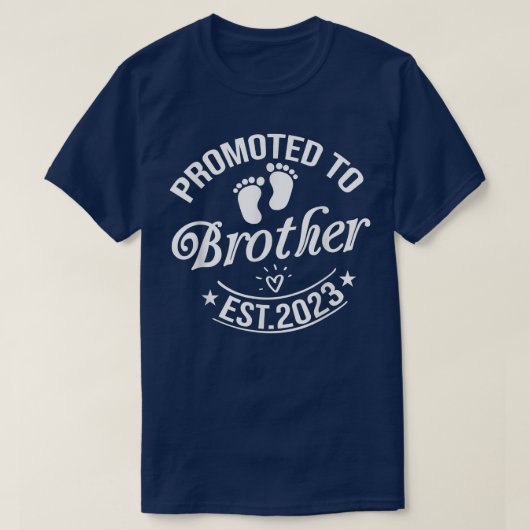Aankondiging zwangerschap 2023 t-shirt (Design voorkant)