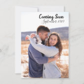 Aankondiging zwangerschap/baby shower uitnodiging (Voorkant)