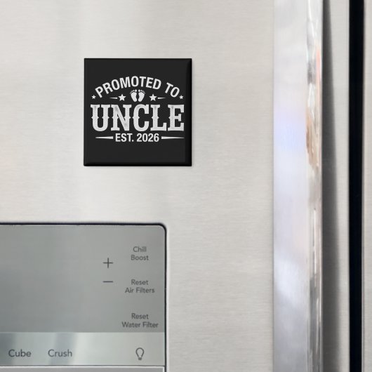 Aankondiging zwangerschap bevorderd tot oom gescha magneet (Insitu (Koelkast))
