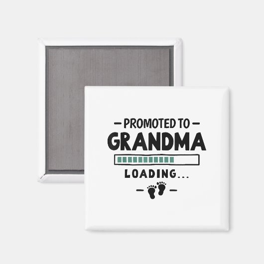 Aankondiging zwangerschap eerste kleinkind - Bevor Magneet (Voorkant / Achterkant)