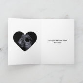 Aankondiging zwangerschap gefeliciteerd aan echtge (Binnen)