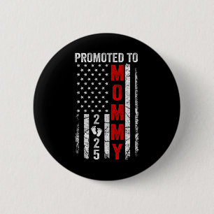 Aankondiging zwangerschap moeder geschat 2025 bijp ronde button 5,7 cm