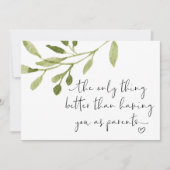 Aankondiging Zwangerschap Voor Ouders Ik Ben Zwang (Voorkant)