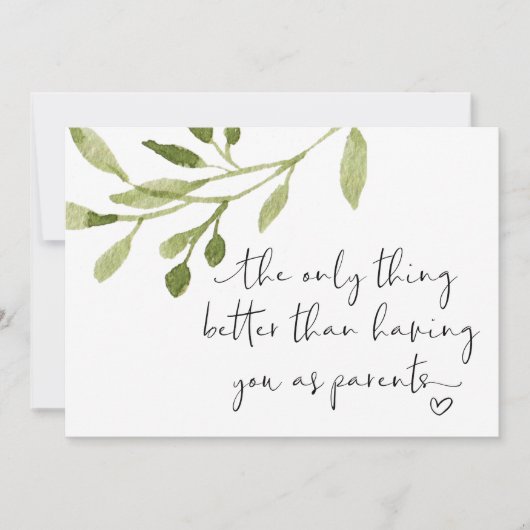 Aankondiging Zwangerschap Voor Ouders Ik Ben Zwang (Voorkant)