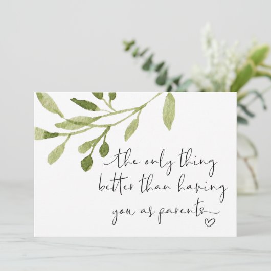 Aankondiging Zwangerschap Voor Ouders Ik Ben Zwang (Staand voorkant)