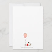 Aankondiging zwangerschap waterverf baby jongen (Achterkant)