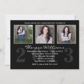 Aankondiging zwart Afstuderen (Voorkant)