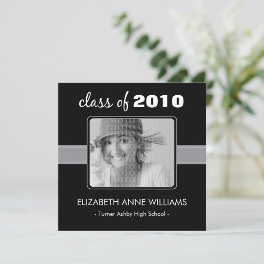 Aankondiging zwart Afstuderen in kaart brengen (Staand voorkant)